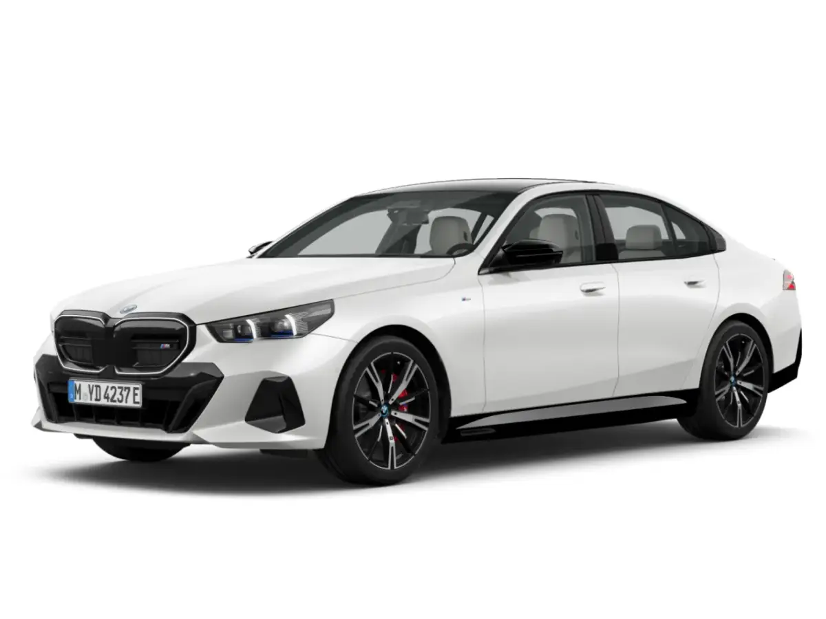 BMW i5 Mineral White Metallic